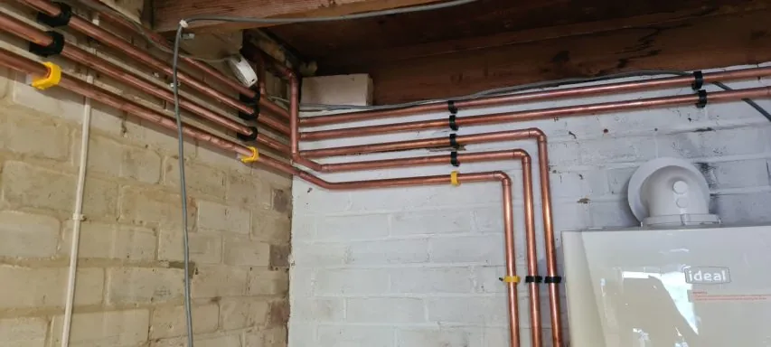 Completed Ideal Vogue combi install