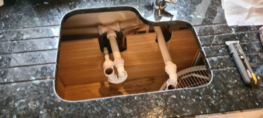 Sink refitted
