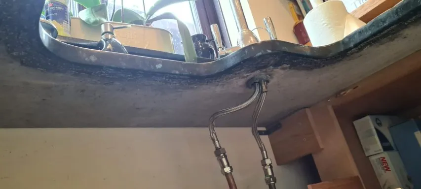 Old fixings stripped