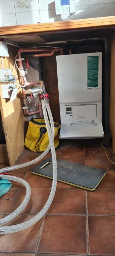 Vaillant boiler installed