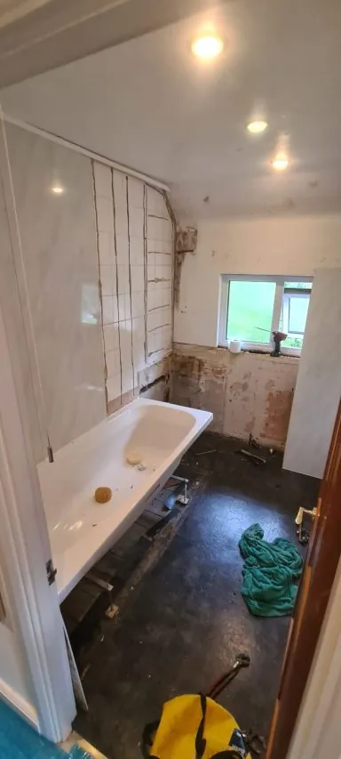 Bathroom mid-refurb