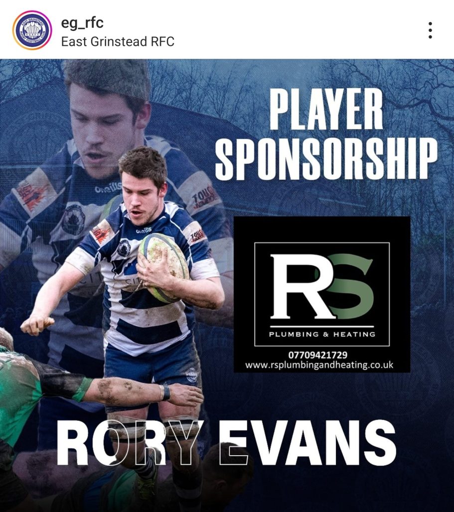 RS Plumbing and Heating Sponsership